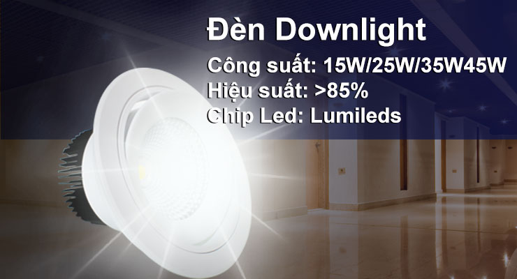 đèn led downlight MES cho chất lượng cao